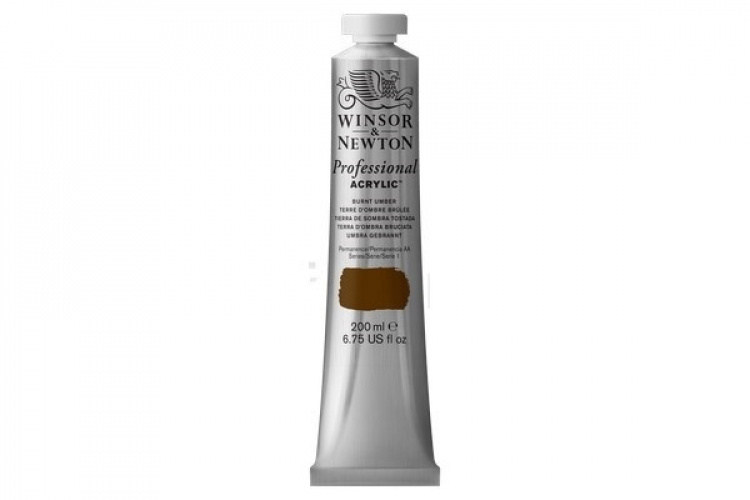 Prof Acrylic 200ML BURNT UMBER 076 Prof Acrylic 200ML BURNT UMBER 076