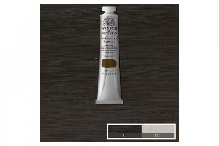 Prof Acrylic 200ML RAW UMBER 554 Prof Acrylic 200ML RAW UMBER 554