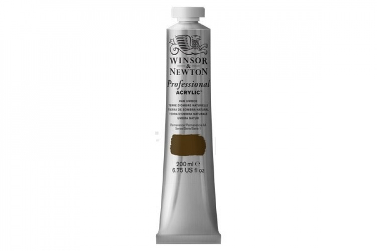 Prof Acrylic 200ML RAW UMBER 554 Prof Acrylic 200ML RAW UMBER 554