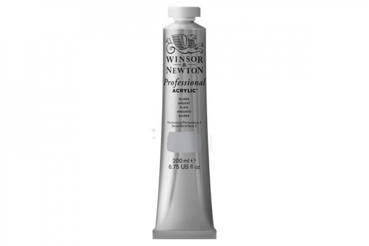 Prof Acrylic 200ML SILVER 617 Prof Acrylic 200ML SILVER 617