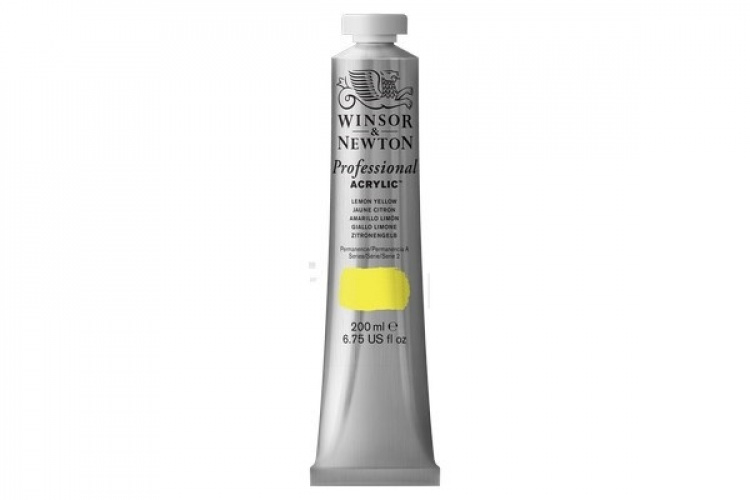 Prof Acrylic 200ML LEMON YELLOW 346 Prof Acrylic 200ML LEMON YELLOW 346
