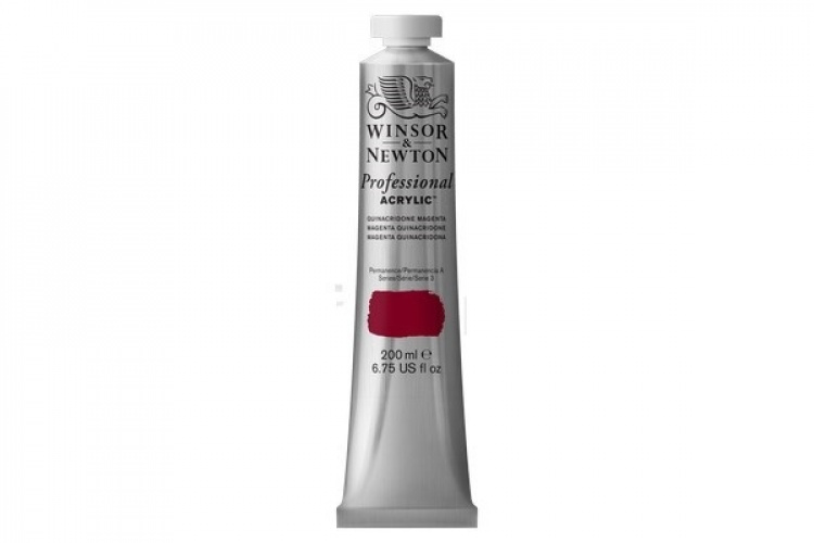 Prof Acrylic 200ML QUINACRIDONE MAGENTA 545