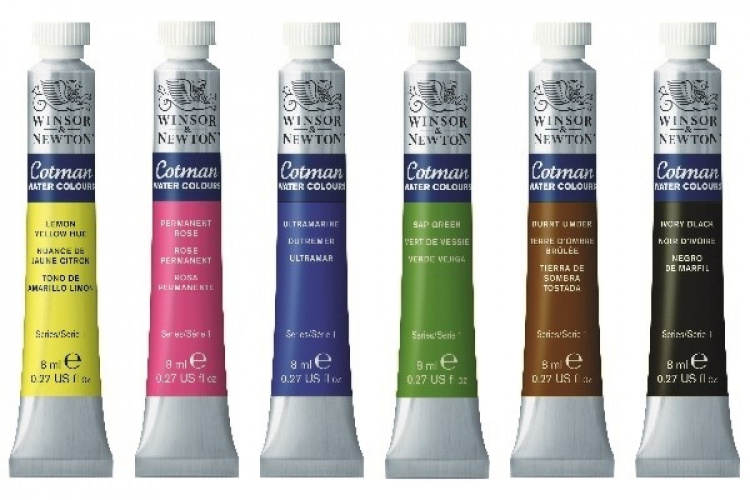 Cotman Water Color Tubset 6x8 ml Cotman Water Color Tubset 6x8 ml