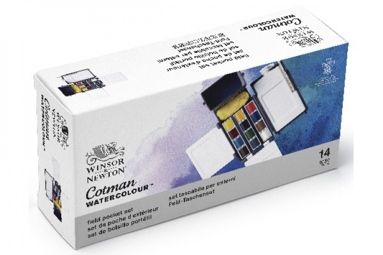 Cotman Water Color Field box 12x1/2 pans Cotman Water Color Field box 12x1/2 pans