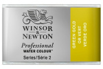 Prof Water Colour Pan/W Green Gold 294