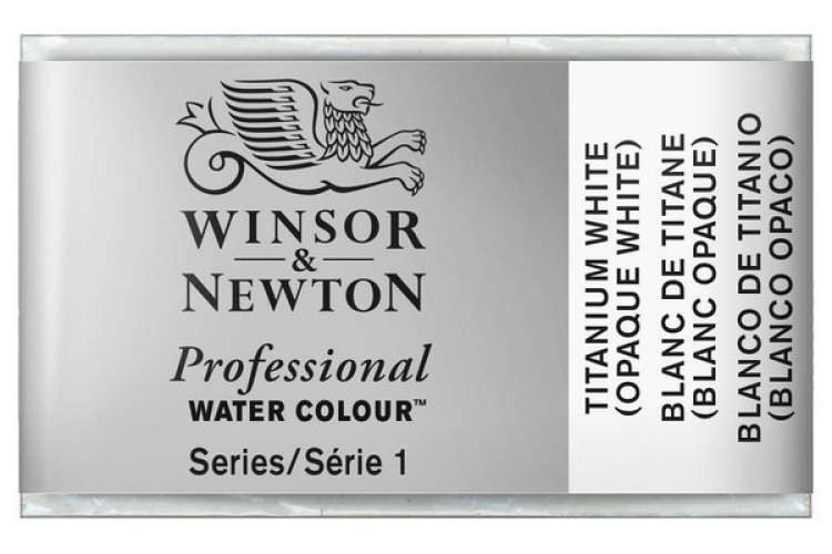 Prof Water Colour Pan/W Titanium White 644