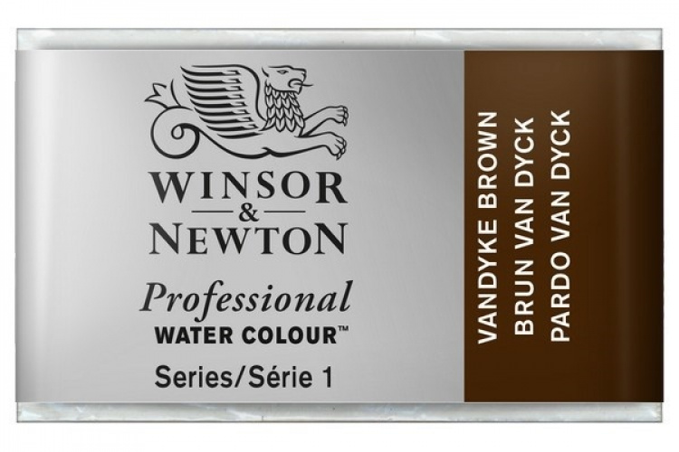 Prof Water Colour Pan/W Vandyke Brown 676 Prof Water Colour Pan/W Vandyke Brown 676