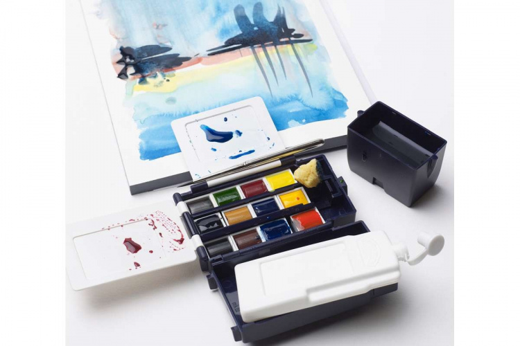 Professional Watercolour Field Box 12x1/2 pannua Professional Watercolour Field Box 12x1/2 pannua