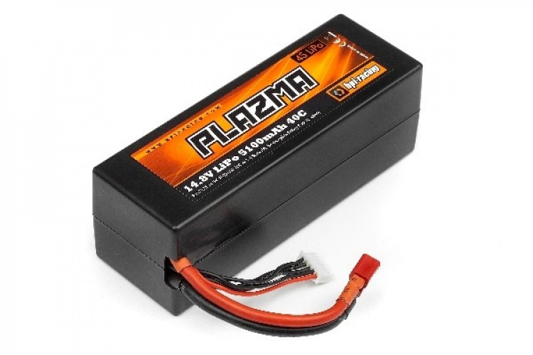 Plazma 14.8V 5100Mah 40C Lipo Battery Pack 75.48Wh Plazma 14.8V 5100Mah 40C Lipo Battery Pack 75.48Wh