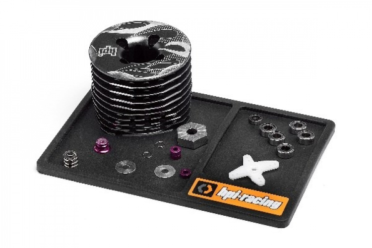 Small Rubber Hpi Racing Screw Tray (Black)