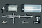 Airbrush DH-125, 0,5mm Gravity-feed 7, 22 & 80cc Airbrush DH-125, 0,5mm Gravity-feed 7, 22 & 80cc
