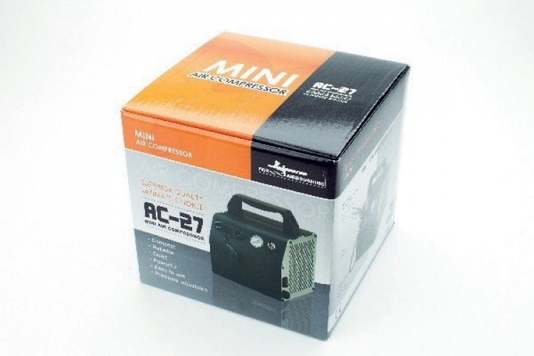 Airbrush Compressor, 12-13lpm, 50psi ,AC-27 Airbrush Compressor, 12-13lpm, 50psi ,AC-27