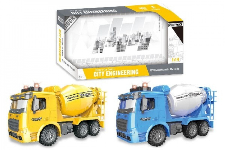 Cementblandare med Ljus och Ljud 1:14 Blå