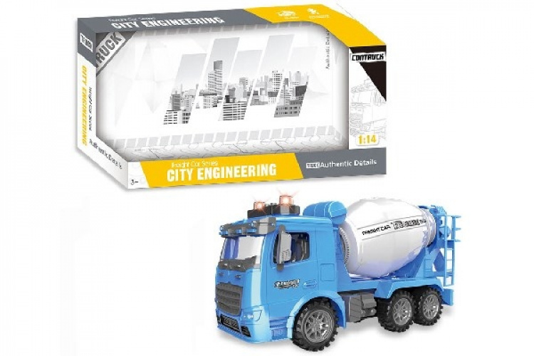 Cementblandare med Ljus och Ljud 1:14 Blå