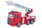 Brandbil med Stege, Ljus och Ljud 1:14, Röd
