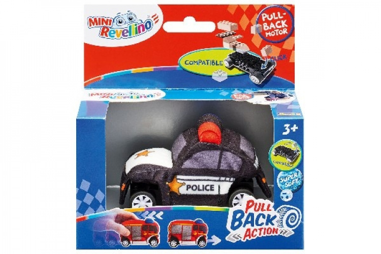 Mini Revellino Police Car pull back, Polisbil