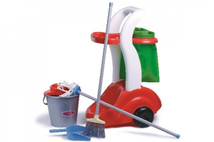 Rengöringsvagn med verktyg (Leksak)