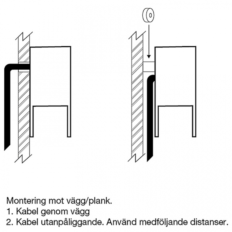 LightsOn Nero Downlight 140lm Ø9cm Svar
