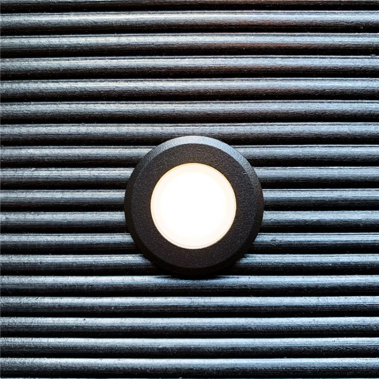 LightsOn Orion infälld spot 5st Svart