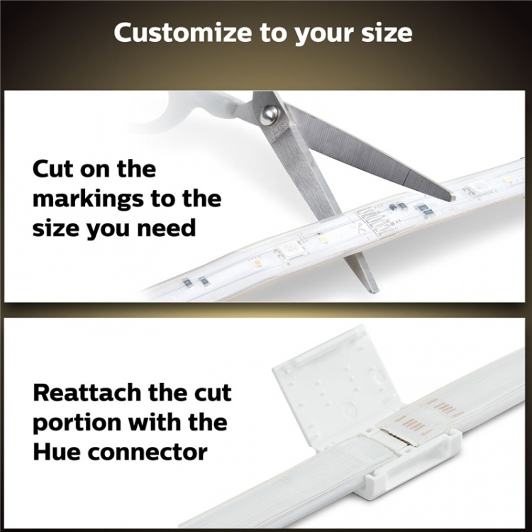 Philips Hue Lightstrip Plus -valonauha, Bluetooth, 2m aloituspakkaus Philips Hue Lightstrip Plus -valonauha, Bluetooth, 2m aloituspakkaus