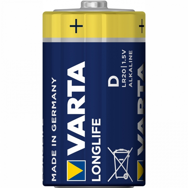 Varta Longlife D / LR20 paristo 2-pa Varta Longlife D / LR20 paristo 2-pa