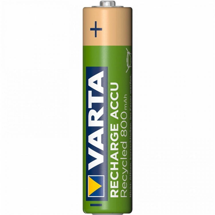 Varta Recycle ladattava akku AAA 800 mAh 4-pack 4-pack Varta Recycle ladattava akku AAA 800 mAh 4-pack 4-pack