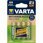 VARTA akku AA 4 kpl 2100 mAh - Ladattava Akku AA 4 kpl - ladattava VARTA akku AA 4 kpl 2100 mAh - Ladattava Akku AA 4 kpl - ladattava