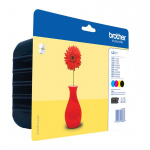 Brother LC-121VALBPDR bläckpatroner 4 styck Original Svart, Cyan, Magenta, Gul Brother LC-121VALBPDR bläckpatroner 4 styck Original Svart, Cyan, Magenta, Gul