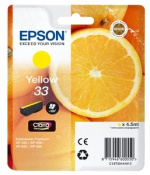 Epson Oranges C13T33444010 bläckpatroner 1 styck Original Gul
