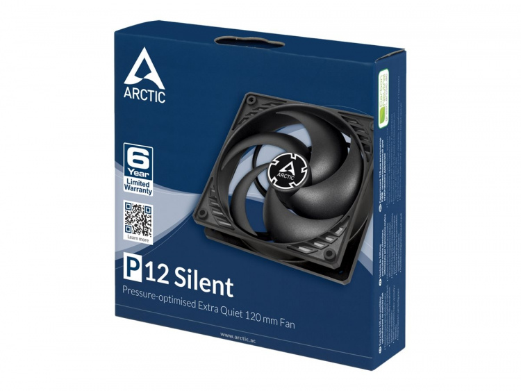 ARCTIC P12 PWM PST CO Fan 12 cm Svart