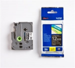 Brother TZe-335 etikett-tejp Vit på svart