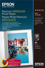 Epson Premium Semi-Gloss Photo Paper - A4 - 20 ark