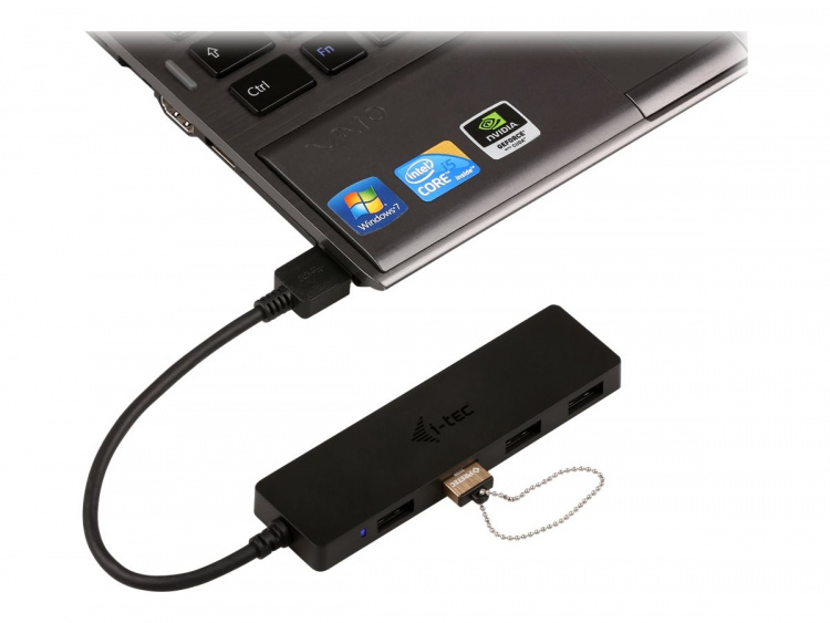 i-Tec USB 3.0 Slim Passive HUB Hub 4-portars USB i-Tec USB 3.0 Slim Passive HUB Hub 4-portars USB