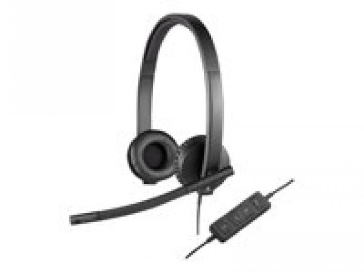 Logitech H570e Headset Huvudband Svart