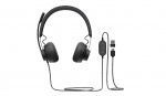 Logitech Zone Wired UC Headset Headband USB Type-C Musta