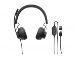 Logitech Zone Wired UC Headset Headband USB Type-C Musta