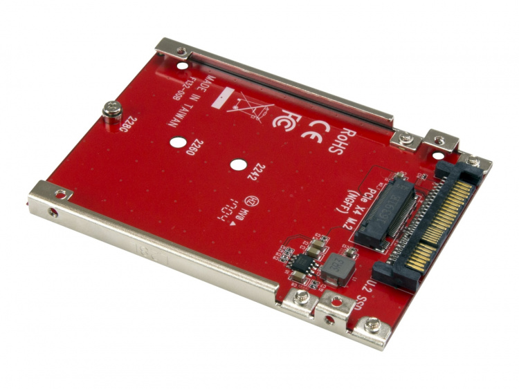 StarTech.com M.2 enhet till U.2 (SFF-8639) värdadapter för M.2 PCIe NVMe SSD-enh