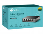 TP-LINK TL-SG105S Ohanterad L2 Gigabit Ethernet (10/100/1000) Svart