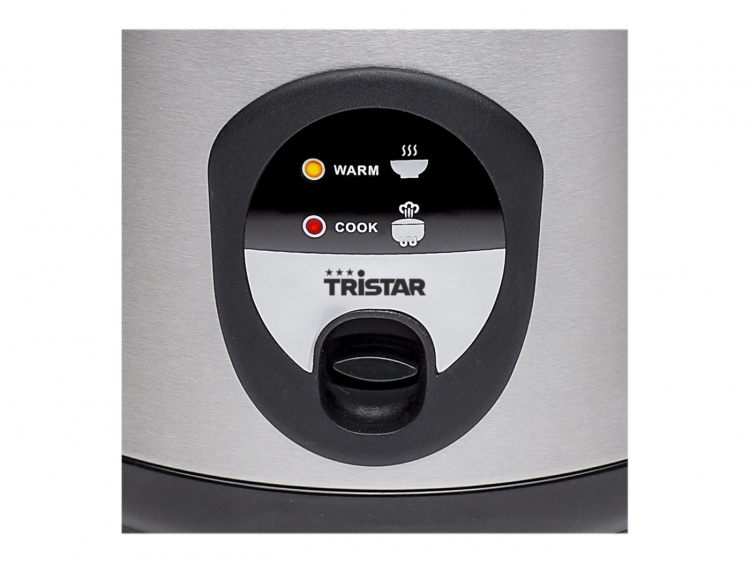 Tristar RK-6127 riskokare 1,5 l 500 W Svart, Rostfritt stål