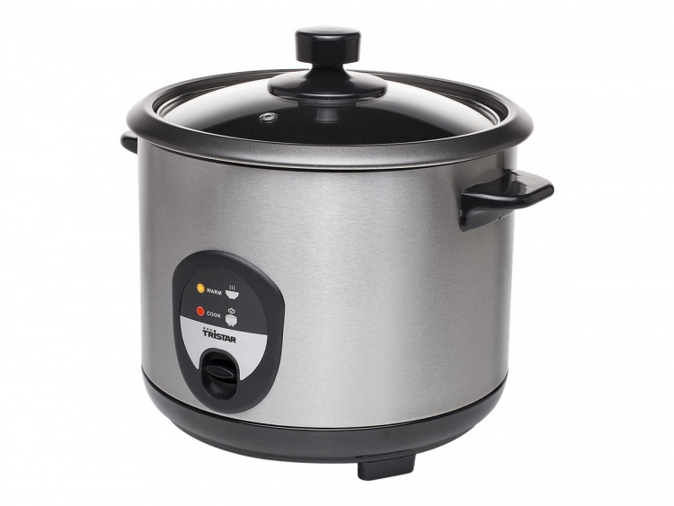 Tristar RK-6127 riskokare 1,5 l 500 W Svart, Rostfritt stål