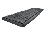 Logitech MK235 Näppäimistö RF Langaton QWERTY American International Harmaa