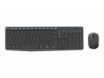 Logitech MK235 Näppäimistö RF Langaton QWERTY American International Harmaa