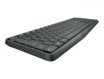 Logitech MK235 Näppäimistö RF Langaton QWERTY American International Harmaa