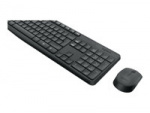 Logitech MK235 Näppäimistö RF Langaton QWERTY American International Harmaa