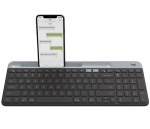 Logitech K580 tangentbord Trådlös RF + Bluetooth Dansk, Finsk, Norsk, Svensk gra Logitech K580 tangentbord Trådlös RF + Bluetooth Dansk, Finsk, Norsk, Svensk gra