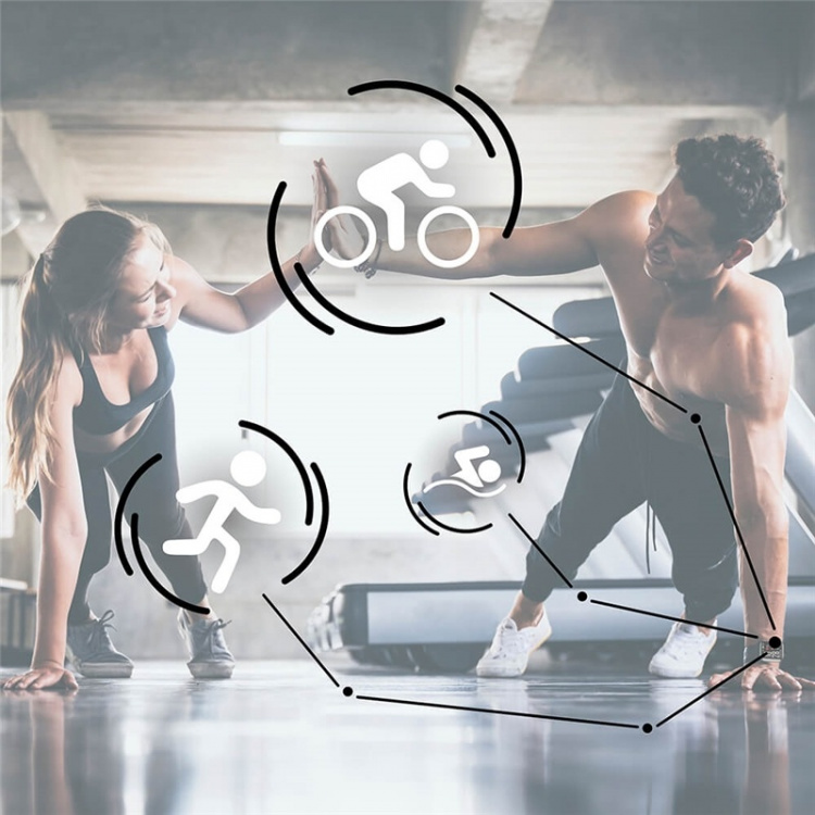 Hama Fit Watch 4900 Smart Watch Sininen