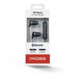 Koss Kuuloke The Plug BT In-Ear MicRemote Wireless Black