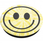 POPSOCKETS Tie Dye Smiley Avtagbart Grip med Ställfunktion