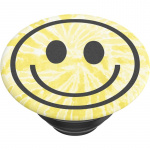 POPSOCKETS Tie Dye Smiley Avtagbart Grip med Ställfunktion