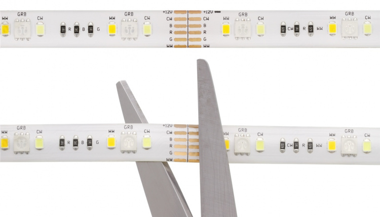 DELTACO SMART HOME RGB-valonauhan jatkokaapeli, 1m, 2700K-6500K, 6-pin